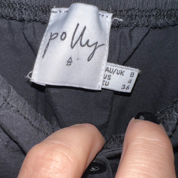 Princess Polly Black Abe Crop Top - Picture 5 of 6